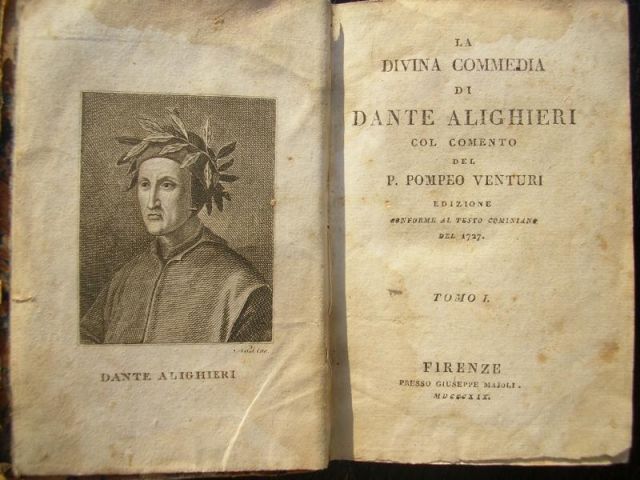 Buch von 1732 La Divina Commedia auf italienisch - Sonstige Antiquitaeten - Wiesingerweg 40