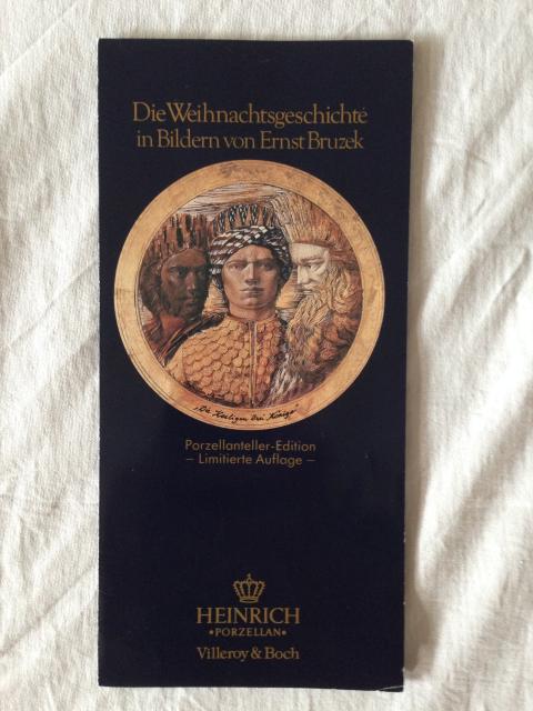 6 Weihnachtsteller/ E. Bruzek - Villeroy & Boch - zu verkaufen! - Glas Porzellan Antiquarisch - Berlin