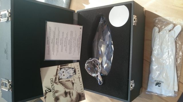 Swarovski Riesen Ente - Glas Porzellan Antiquarisch - Giengen 
