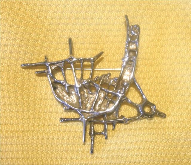 Ausgefallene Brosche, Silber 925 - Schmuck Edelmetalle Uhren - Stephanskirchen