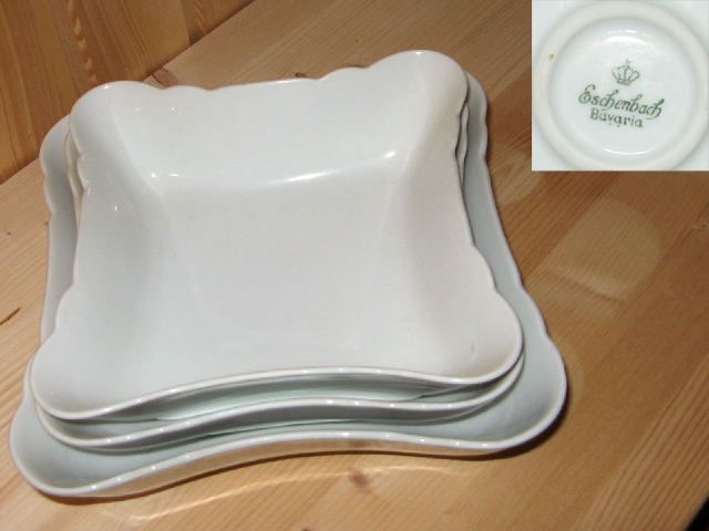 Antikes Eschenbach Porzellan Schüsseln - Glas Porzellan Antiquarisch - Flensburg