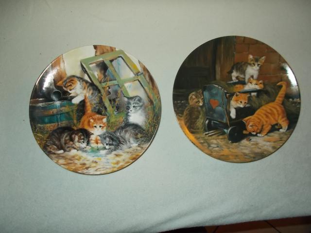 12 Katzen-Sammelteller von Seltmann Weiden  135 € - Sonstige Sammlungen - Gummersbach-Rebbelroth