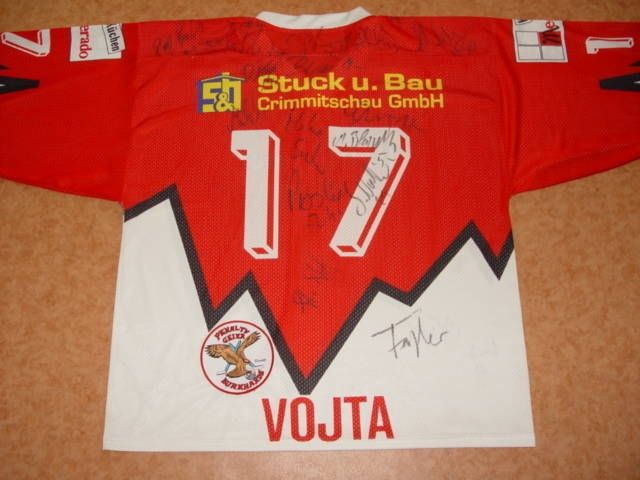 Eishockeytrikot von Chrimmitschau - Fanartikel - Lichtenstein/sachsen
