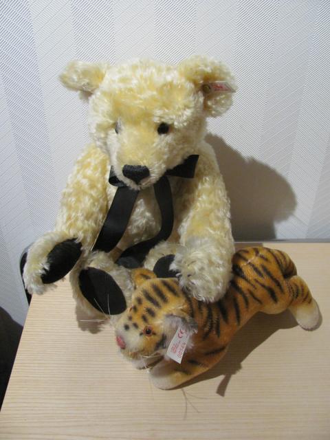 STEIFF Tiger-Bear Set (Hong Kong-Edit.) - Spielzeug Sammlungen - Seevetal