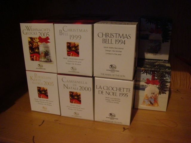 Hutschenreuther Weihnachtsglocken Sammlung  - Glas Porzellan Antiquarisch - Heidelberg