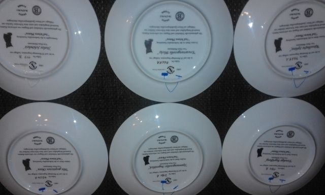 Wunderschöne Sammelteller, kompl. Serie, Auf leisen Pfoten - Glas Porzellan Antiquarisch - Daaden