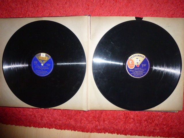7 Opern -u.Operetten - Schellackplatten mit Odeon-Album - Sonstige Sammlungen - Bad Schönborn