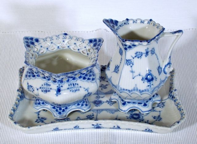 Royal Copenhagen Musselmalet Vollspitze - Glas Porzellan Antiquarisch - Düsseldorf