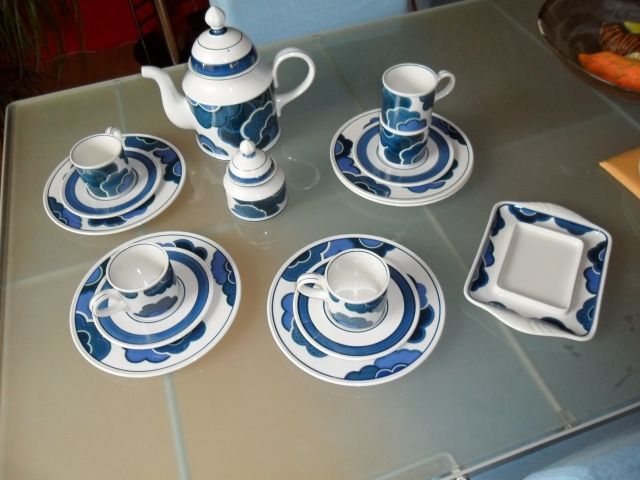 V & B Blue Cloud   Kaffeeservice - Glas Porzellan Antiquarisch - Neunkirchen