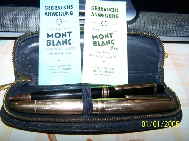 Mont Blanc Schreibset 742 - Sonstige Antiquitaeten - Eisfeld