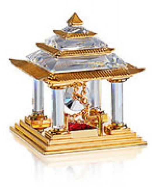    SWAROVSKI CRYSTAL Japanischer Tempel Japanese Temple - Glas Porzellan Antiquarisch - Balingen