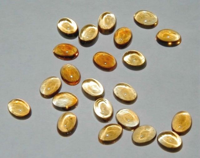 Citrin-Cabochons aus Afghanistan - Schmuck Edelmetalle Uhren - Krefeld
