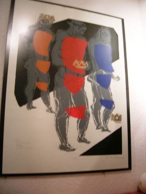 Signiertes Plakat von ERNST WILLE . 1984- Die hlg.3 Könige - Kunst Gemaelde Plastik - Köln