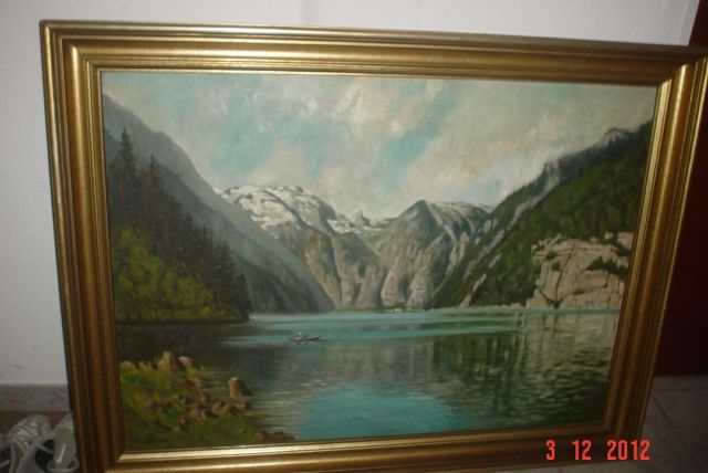 Ölgemälde vom Königsee 1920 - Kunst Gemaelde Plastik - Dresden