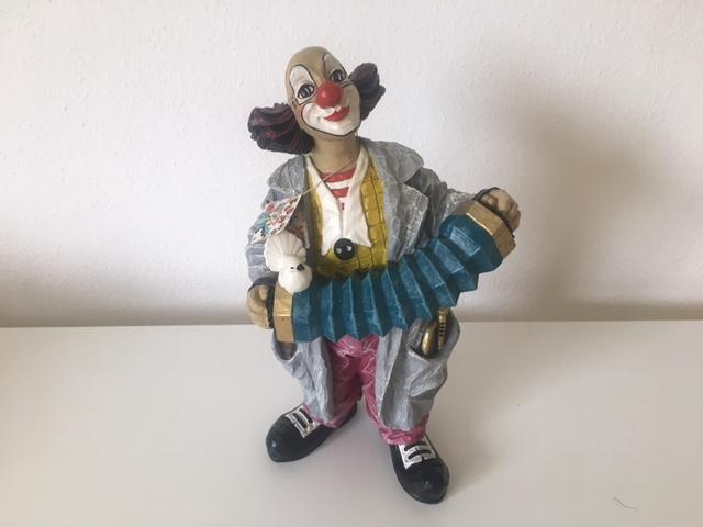 Großer Gilde Clown Straßenmusikant 1993 Sammlerstück Oldie RARITÄT 37 cm - Sonstige Sammlungen - Augsburg