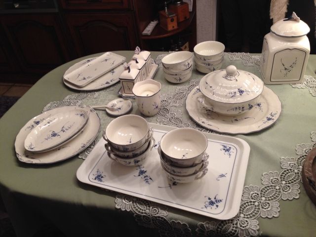 Villeroy & Boch Geschirr Sammlung - Vieux Luxembourg - Glas Porzellan Antiquarisch - Frankfurt