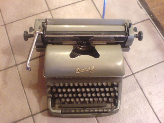 Rheinmetall Schreibmaschine - Sonstige Antiquitaeten - Birkenwerder