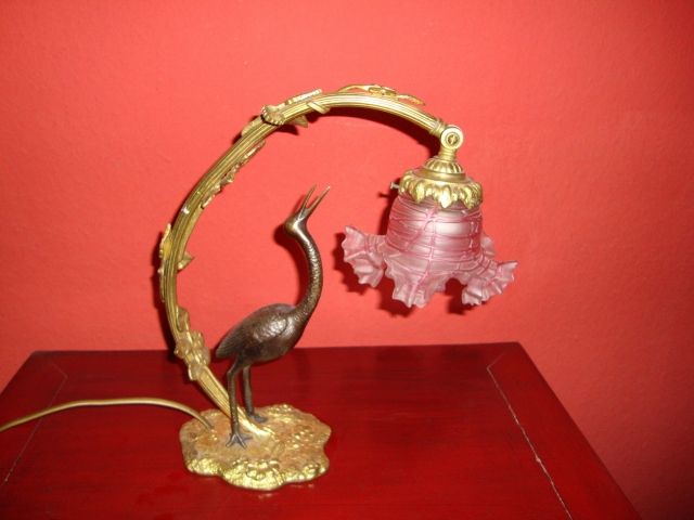 Art Nouveau Pallme Koenig/Böhmen Tischlampe Jugendstil - Moebel Antiquarisch - Dortmund