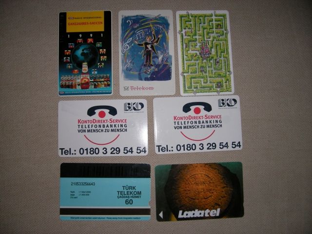 7 Telefonkarten - Telefonkarten - Mettmann