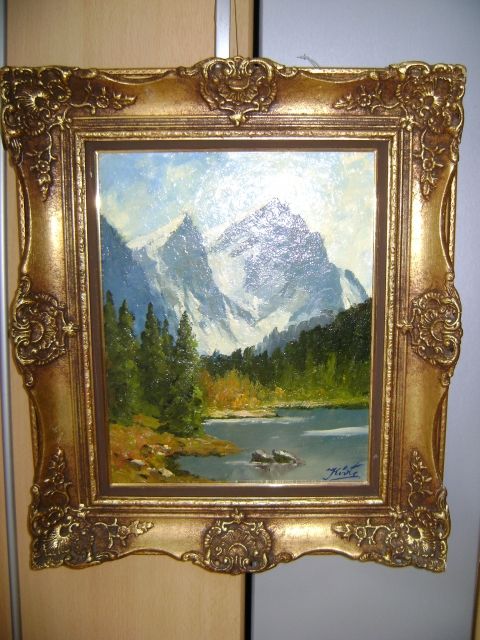 Öl Gemälde   Georg Kiste   - Kunst Gemaelde Plastik - gröbenzell