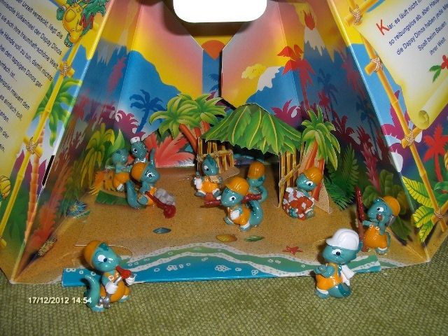 Original Dapsy Dino 10er Set - Ueberraschungseier Figuren - Burghaun