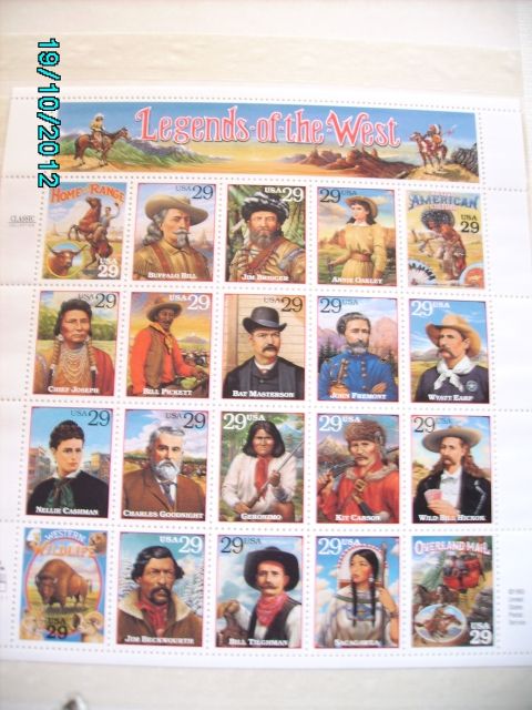 Briefmarken USA 1993 Schmuckbogen - Briefmarken - Wesseling