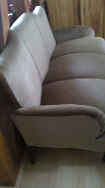 Sitzgruppe, antik, 3er Sofa, 2 Sessel, Jugendstil - Moebel Antiquarisch - Reiskirchen