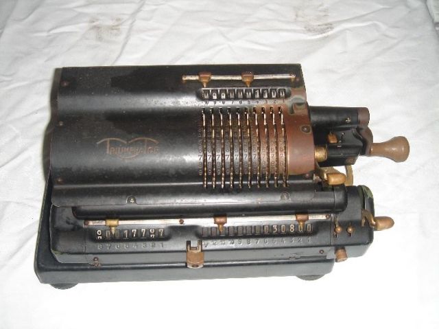 Rechenmaschine Triumphator - Sonstige Antiquitaeten - Heigenbrücken