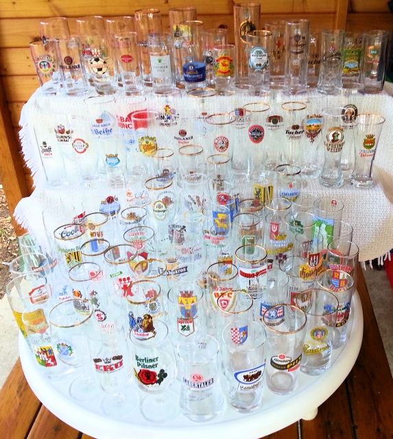 Biergläser-Sammlung DDR und Deutschland gesamt - Glas Porzellan Antiquarisch - Niederau OT Gröbern