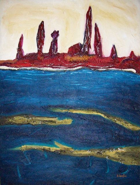 Öl Gemälde Leinwand UNIKAT u. ORIGINAL mit Signatur - 60x80 cm - Kunst Gemaelde Plastik - bremen