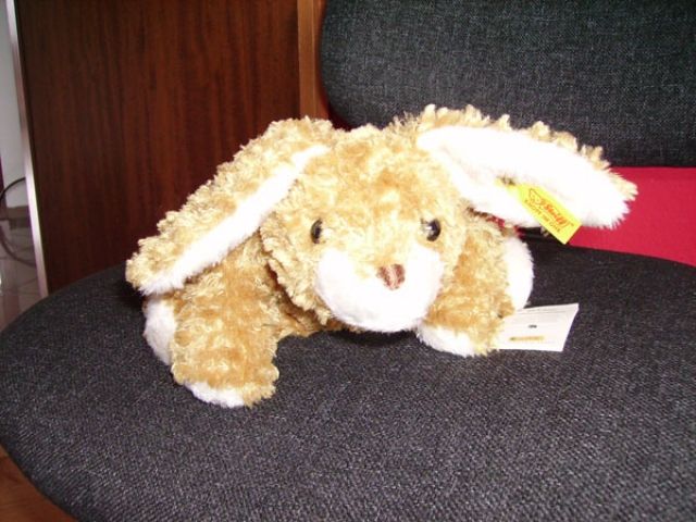 STEIFF - HASE MIT KNOPF UND FAHNE Nr. 992018 - Spielzeug Sammlungen - Bobenheim-Roxheim