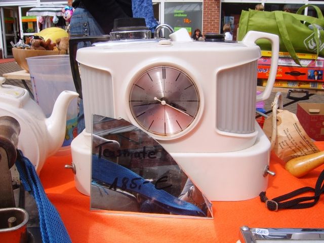 Englische Teemaschine 50er Jahre - Glas Porzellan Antiquarisch - Bergisch Gladbach