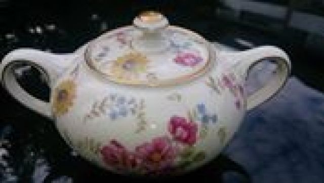 Rosenthal Elfenbein Florida Zuckerdose - Glas Porzellan Antiquarisch - Bochum