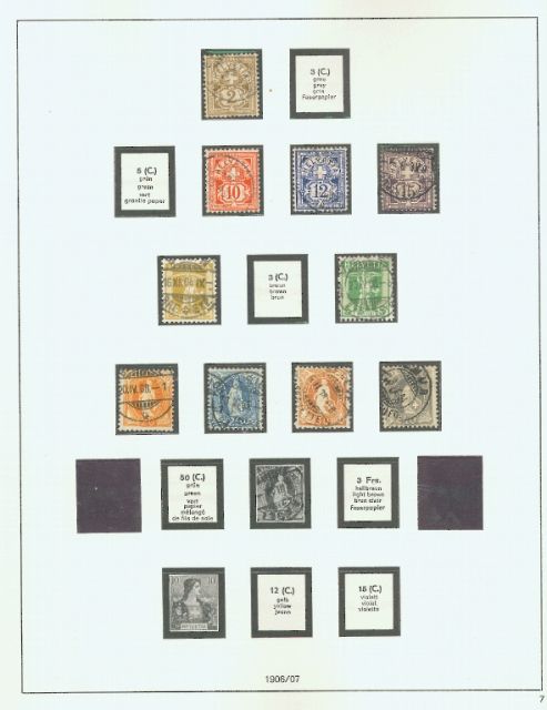 Safe / Schweiz 1881-1964 - Briefmarken - Holdorf