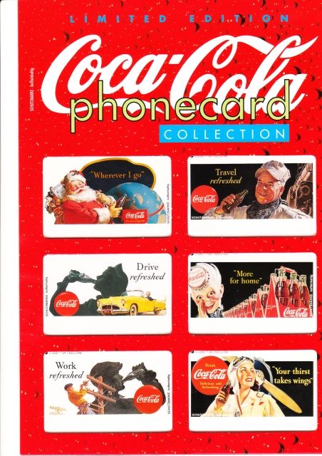 Coca-Cola Telefonkarten Collection 1994, ungebraucht - Telefonkarten - Olpe