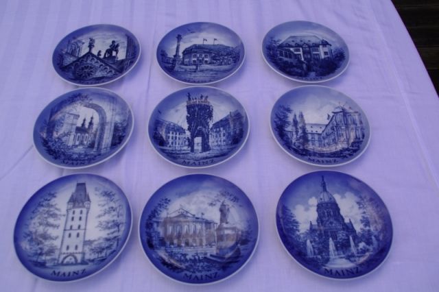 Mainzer Teller von Royal Copenhagen - Glas Porzellan Antiquarisch - Oberwesel