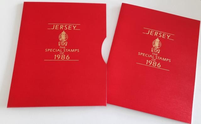 JERSEY Year Book (Briefmarken-Jahrbuch) 1986 mit kompletten Briefmarkensatz - Briefmarken - Duderstadt