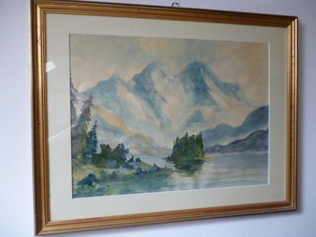 Aquarellmalerei - Kunst Gemaelde Plastik - Kirchdorf-Inn
