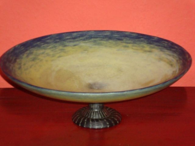 Charles Schneider Art Deco Schale - Glas Porzellan Antiquarisch - Froendenberg