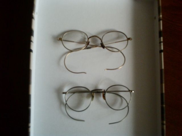 2 weitere originale Nickelbrillen von meinem UrGroßvater - Schmuck Edelmetalle Uhren - Solms