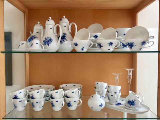 Rosenthal Geschirr ROMANZE BLAU  - Glas Porzellan Antiquarisch - Weiler-Simmerberg