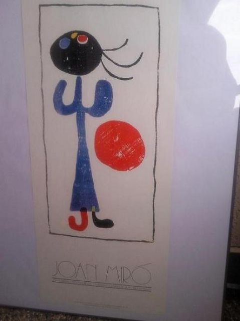 Miro  Ausstellungsplakat 1989 - Kunst Gemaelde Plastik - Neuhausen a.d.F.