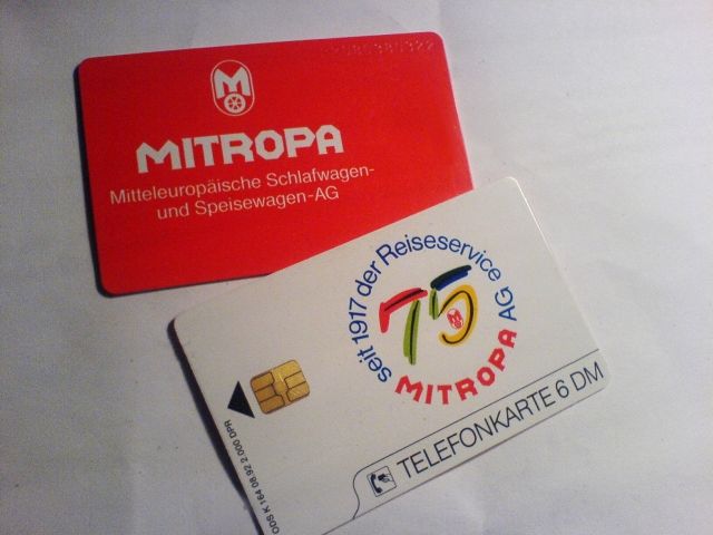 Seltene Telefonkarte, 75 Jahre Mitropa, limitierte Auflage, voll - Telefonkarten - Berlin