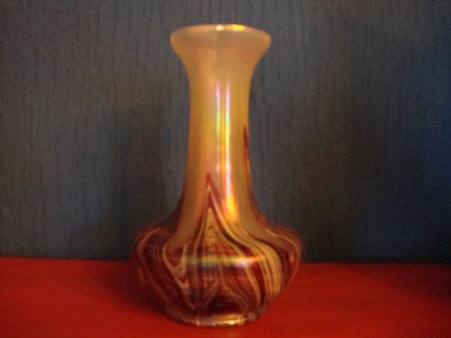 Kralik Art Nouveau Vase - Glas Porzellan Antiquarisch - Froendenberg