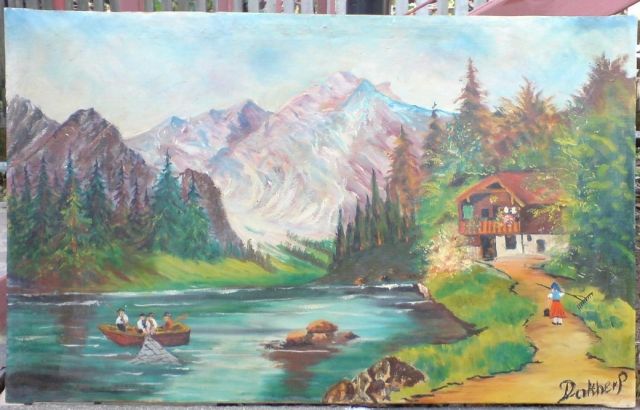 SUPER NAIV OL BILD 150 EU. - Kunst Gemaelde Plastik - Baia Mare Maramures ROMANIA