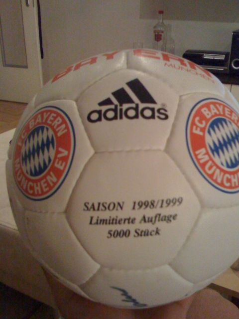 Limitierter FC Bayern-Ball 5000Stück  - Fanartikel - Offenhausen