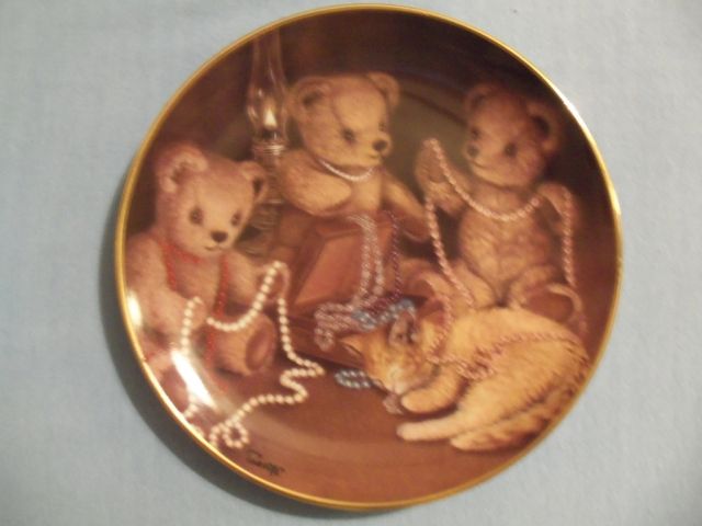 Franklin Mint Sammlerteller Little Treasures Limited Edition - Glas Porzellan Antiquarisch - 72355