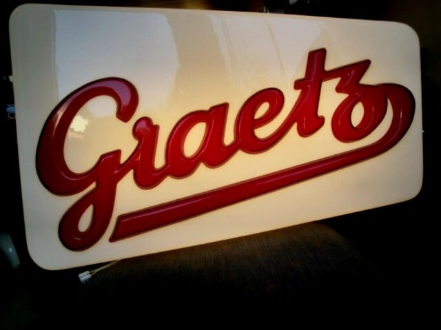 Greatz Lichtreklame 50er Jahre  - Sonstige Antiquitaeten - Drachten