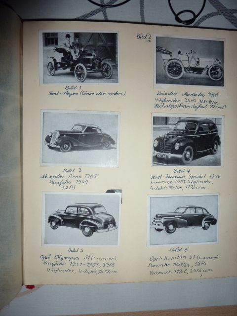 254 Fotos/Bilder historischer Oldtimer - Postkarten Filme Fotos - Griesheim