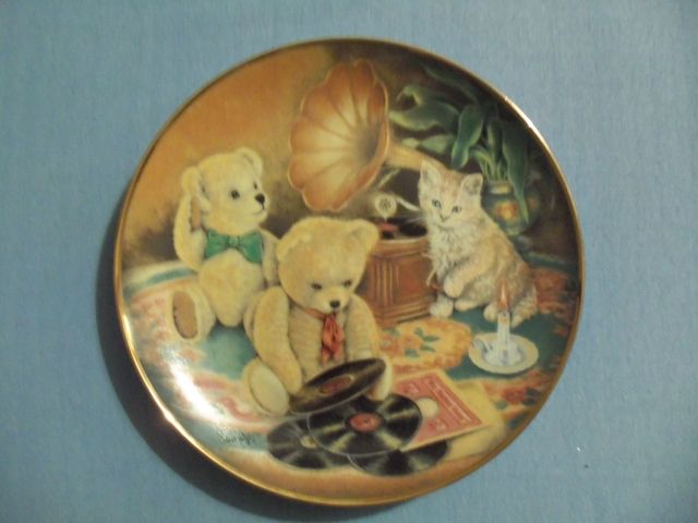 Franklin Mint Sammlerteller Music Hour Limited Edition - Glas Porzellan Antiquarisch - Schömberg